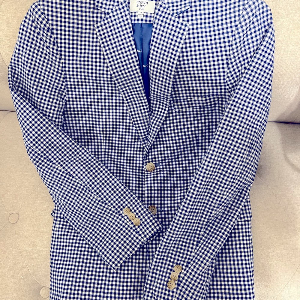 🖤CROWN & IVY GINGHAM BLAZER - Picture 9 of 9